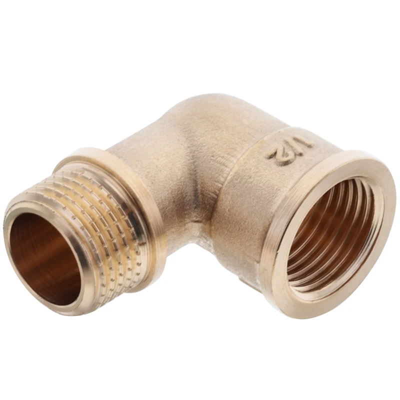 Ніпель Koer KF.L06MF.WN 1/2'' латунь внутрішня-зовнішня різьба без нікелю