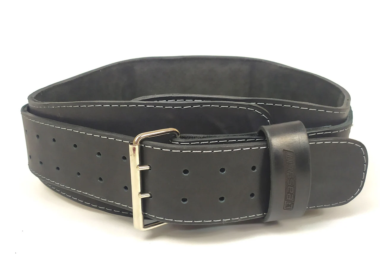 Пояс атлетичний EasyFit Training Belt 4XL шкіра чорний 12х10,5х8 см