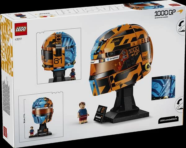 Конструктор LEGO Шлем Оскара Піастрі Формула-1 793 деталі Пластик Різнобарвний