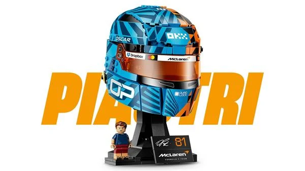 Конструктор LEGO Шлем Оскара Піастрі Формула-1 793 деталі Пластик Різнобарвний