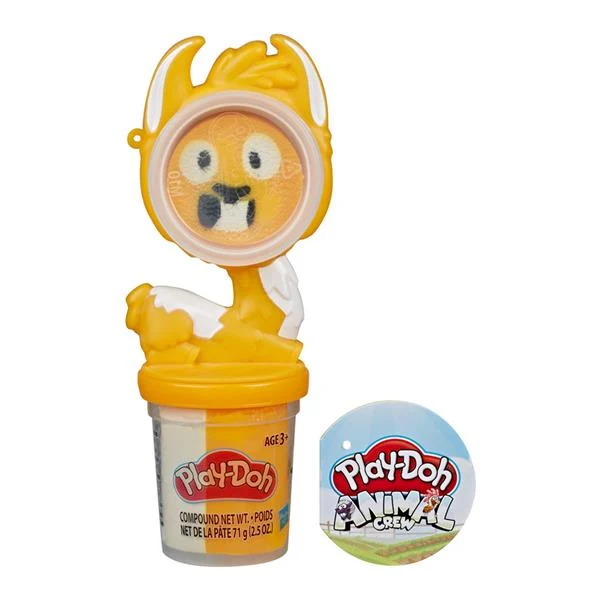 Ігровий набір Play-Doh Мешканці ферми 2 баночки пластиліну різнобарвний 3 роки