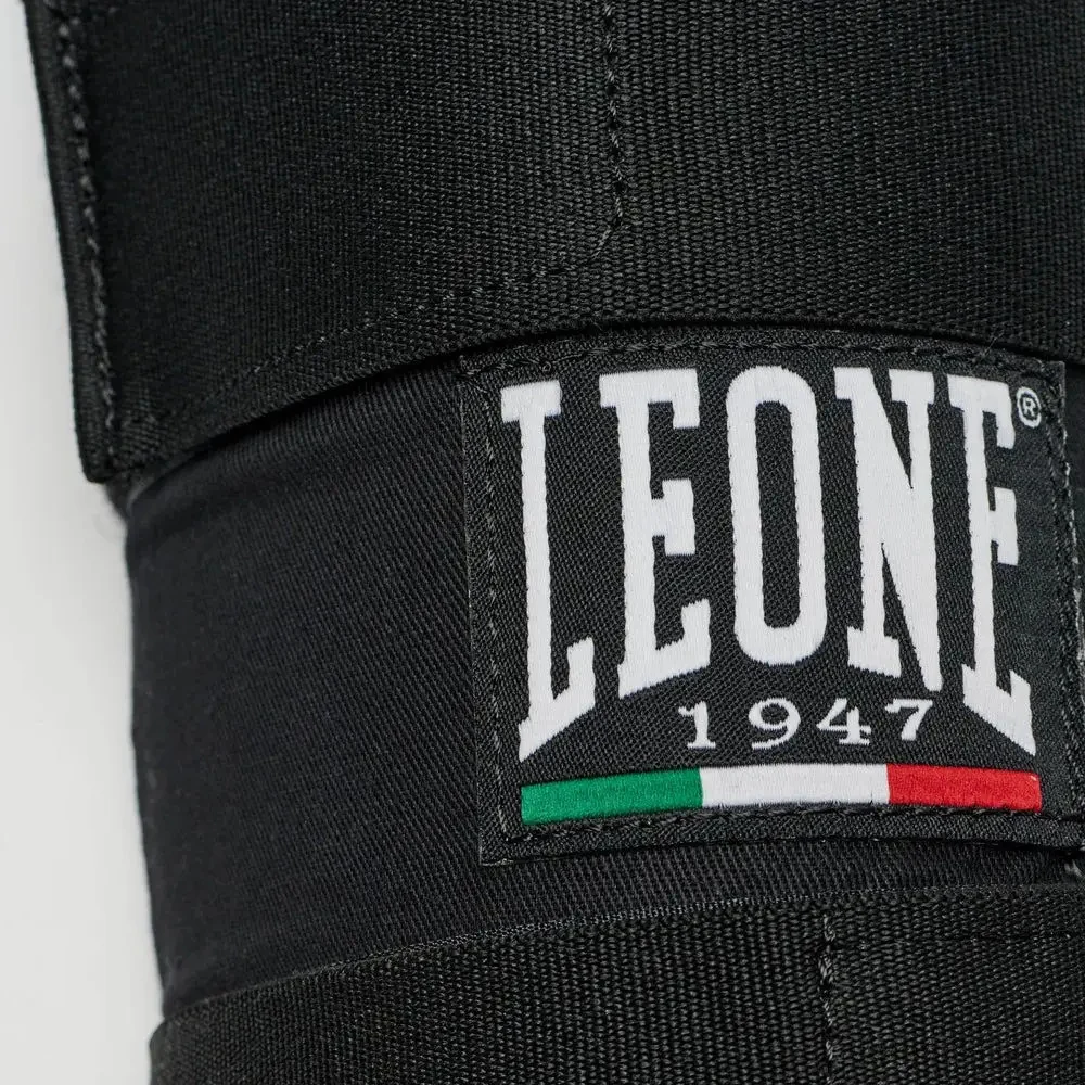 Щитки для гомілок з захистом стопи Leone PT132 55% поліестер 45% бавовна чорні