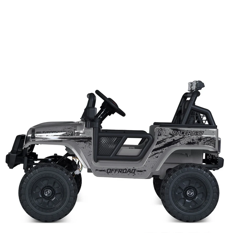 Детский электромобиль Джип M 5991EBLR-11 24V 116x74x67 см пластик черный