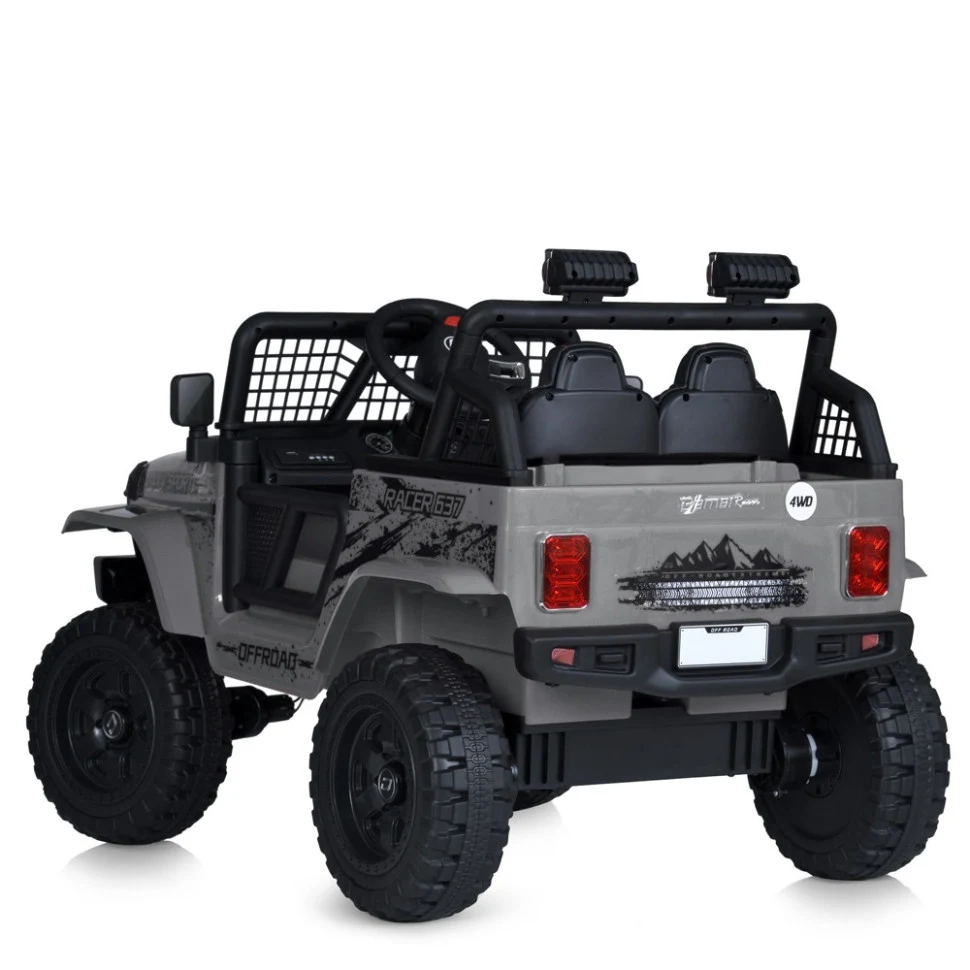 Детский электромобиль Джип M 5991EBLR-11 24V 116x74x67 см пластик черный