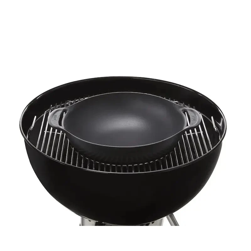 Вок і пароварка Weber 7607 5,7 л чавун з покриттям з фарфорової емалі