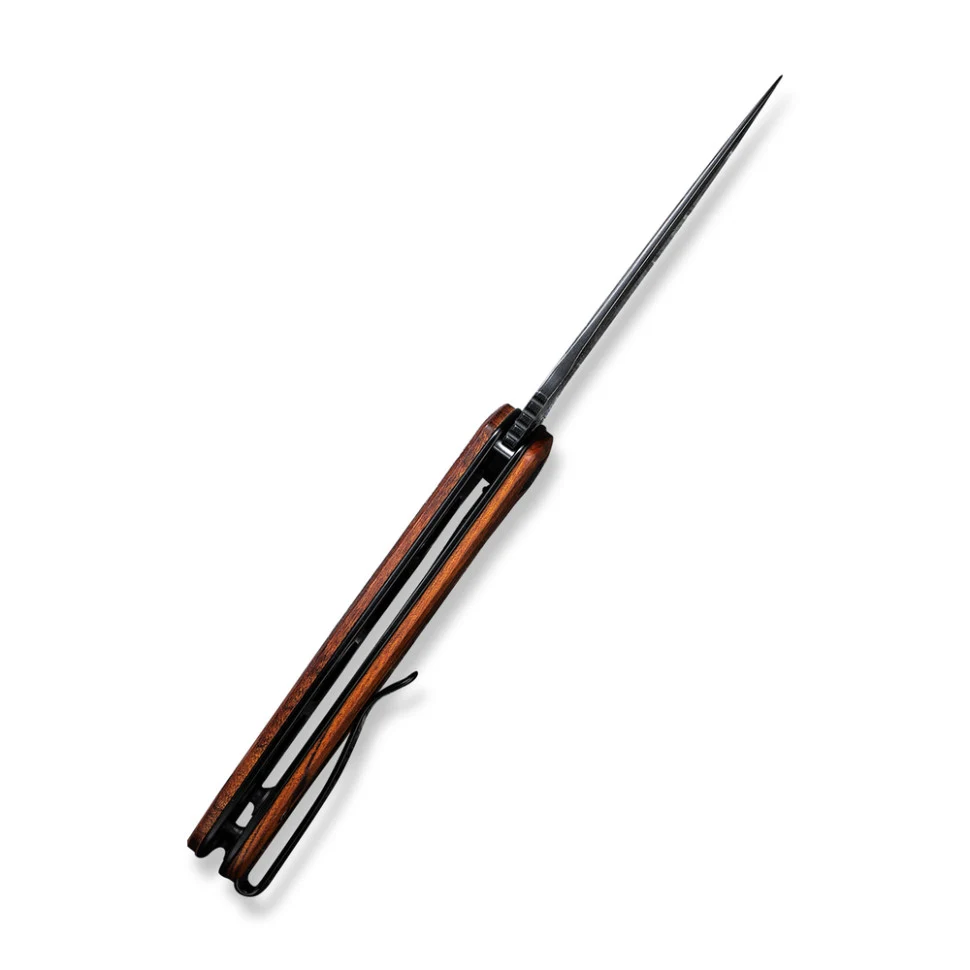 Складаний ніж Civivi Mini Praxis C18026C-DS1 дамаська сталь 75,6 мм 172,5 мм деревина Guibourtia