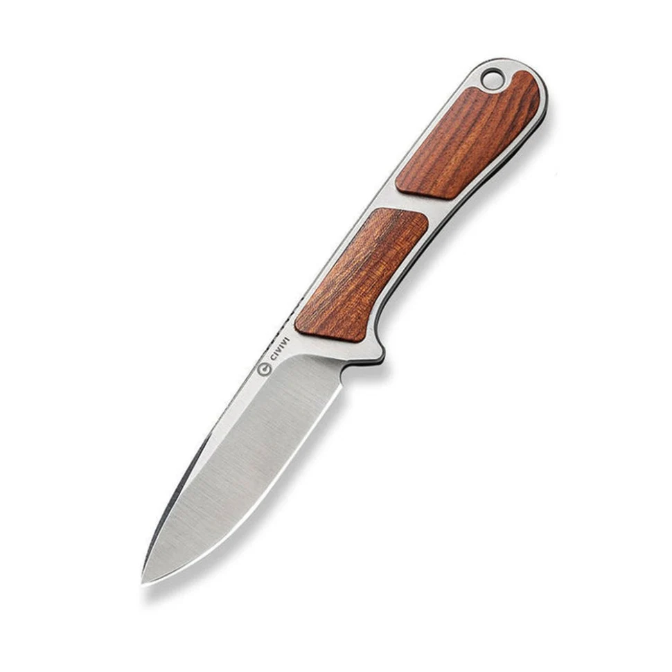 Ніж фіксований Civivi Mini Elementum 5,7 см Nitro-V Guibourtia Wood