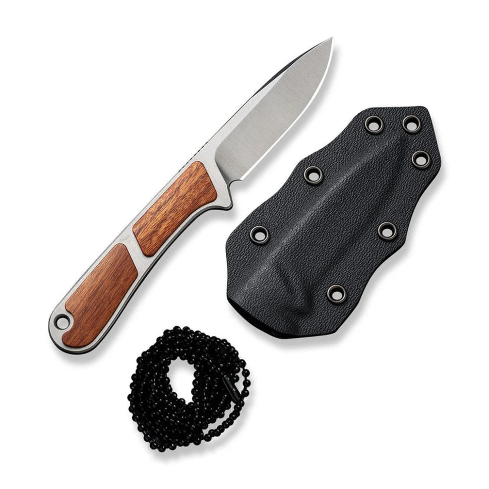 Ніж фіксований Civivi Mini Elementum 5,7 см Nitro-V Guibourtia Wood