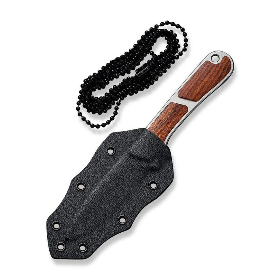 Ніж фіксований Civivi Mini Elementum 5,7 см Nitro-V Guibourtia Wood