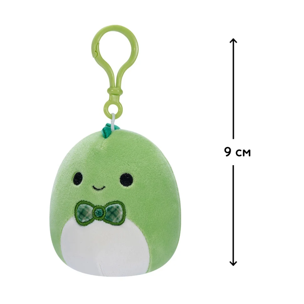 Мягкая игрушка Дино Денни Squishmallows 9 см разноцветный плюш гипоаллергенный