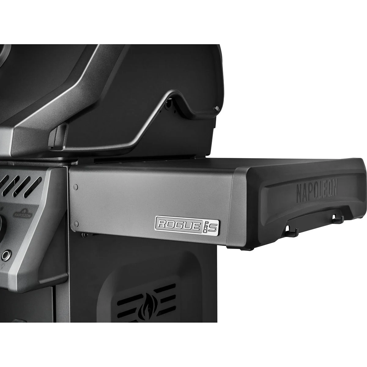 Газовий гриль Napoleon Phantom Rogue PRO-S 425 з бічним пальником Sizzle Zone 140х64х123 см чорний