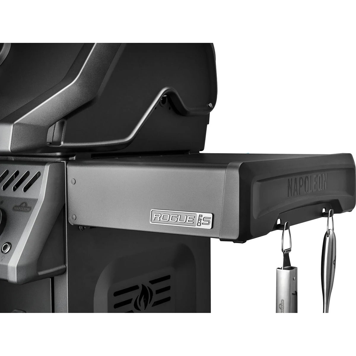 Газовий гриль Napoleon Phantom Rogue PRO-S 425 з бічним пальником Sizzle Zone 140х64х123 см чорний