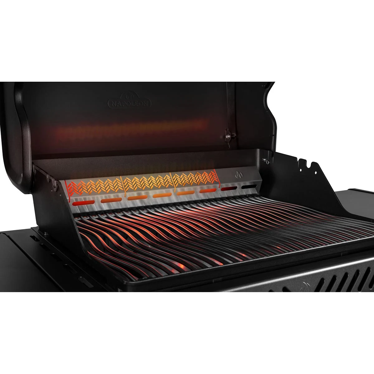 Газовий гриль Napoleon Phantom Rogue PRO-S 425 з бічним пальником Sizzle Zone 140х64х123 см чорний