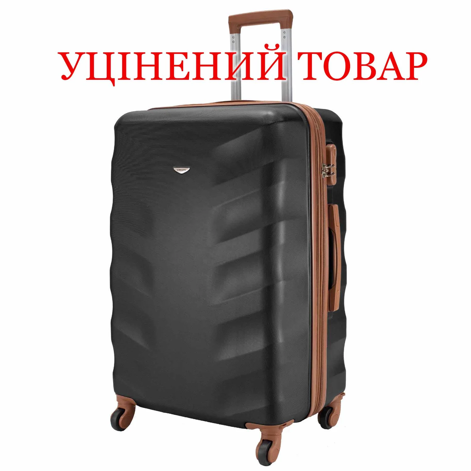 Валіза Semi Line T5644-3 середня 99 л ABS-пластик графітова з кодовим замком і 4 колесами