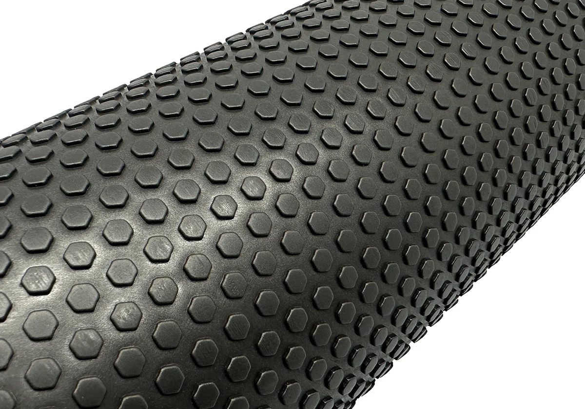 Масажний ролик Foam Roller 45 см EVA піна Чорний