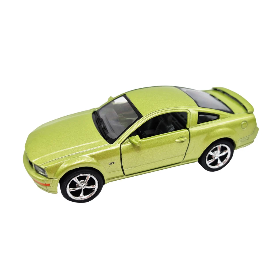 Інерційна машинка Ford Mustang GT 2006 1:42 метал зелений