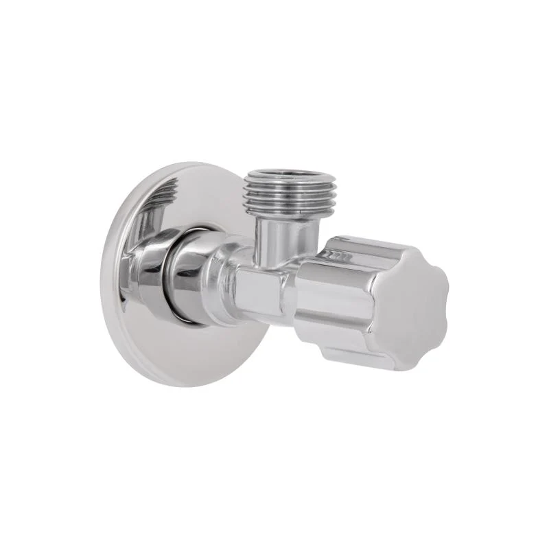 Кран кутовий Forte 1/2"ЗЗ хромований для підключення сантехніки TAF341W1515