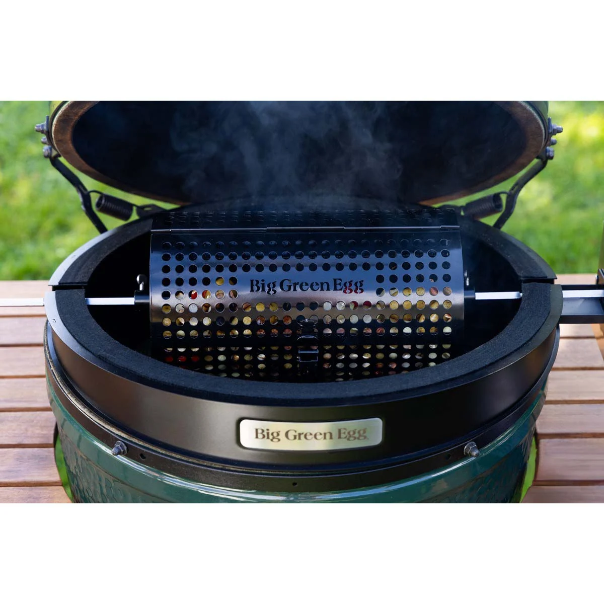 Кошик для вертіля Big Green Egg 128577 сталь з антипригарним покриттям 34х19х19 см