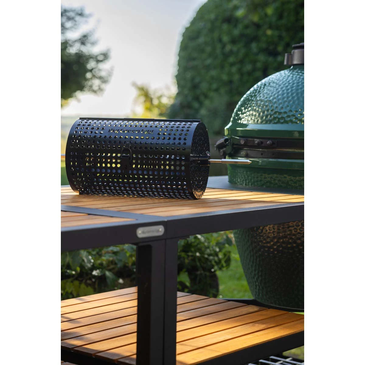 Кошик для вертіля Big Green Egg 128577 сталь з антипригарним покриттям 34х19х19 см