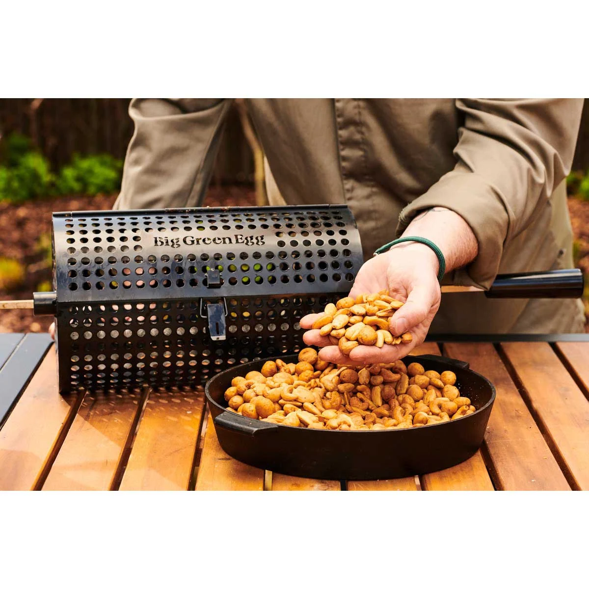Кошик для вертіля Big Green Egg 128577 сталь з антипригарним покриттям 34х19х19 см