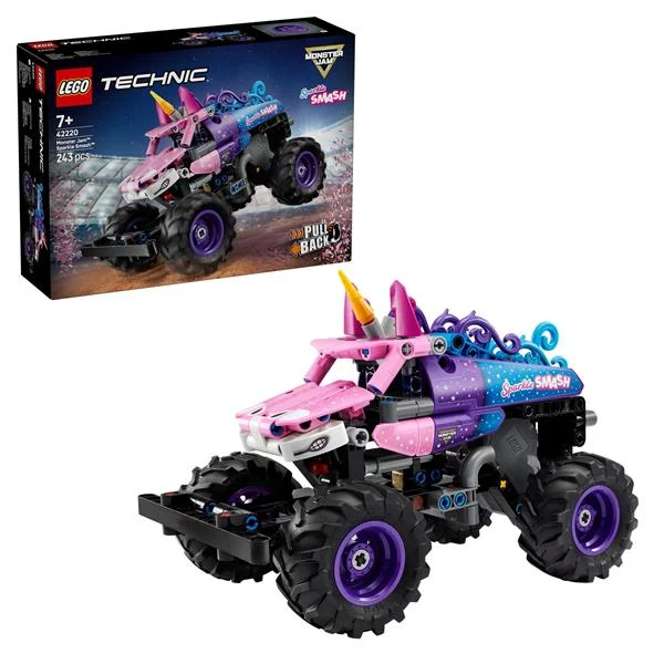 Конструктор LEGO Technic Monster Jam Sparkle Smash 243 деталі пластик різнобарвний