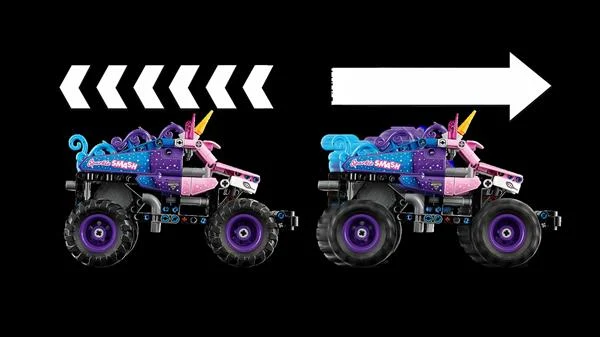 Конструктор LEGO Technic Monster Jam Sparkle Smash 243 деталі пластик різнобарвний