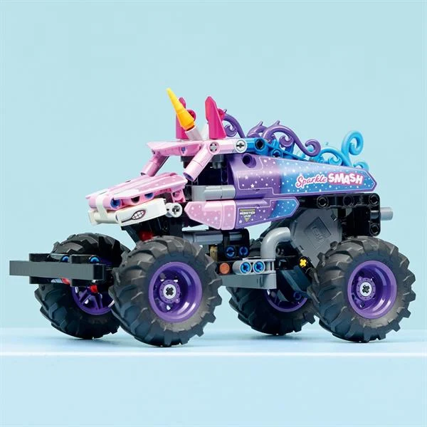 Конструктор LEGO Technic Monster Jam Sparkle Smash 243 деталі пластик різнобарвний