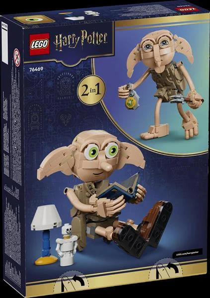 Конструктор LEGO Harry Potter Добі, вільний ельф 8 років 379 деталей пластик