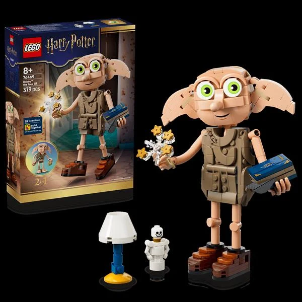 Конструктор LEGO Harry Potter Добі, вільний ельф 8 років 379 деталей пластик