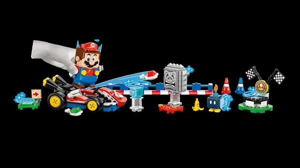 Конструктор LEGO Super Mario 72043 Mario Kart 278 деталей Пластик Різнобарвний