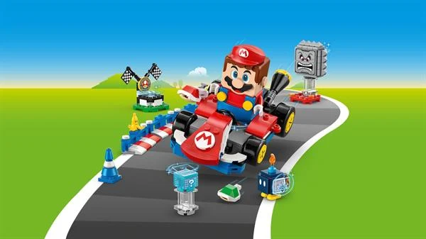 Конструктор LEGO Super Mario 72043 Mario Kart 278 деталей Пластик Різнобарвний