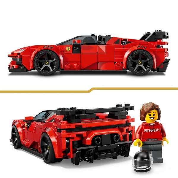 Конструктор LEGO Speed Champions Спортивний автомобіль Ferrari SF90 XX Stradale 339 деталей Пластик Чорно-червоний
