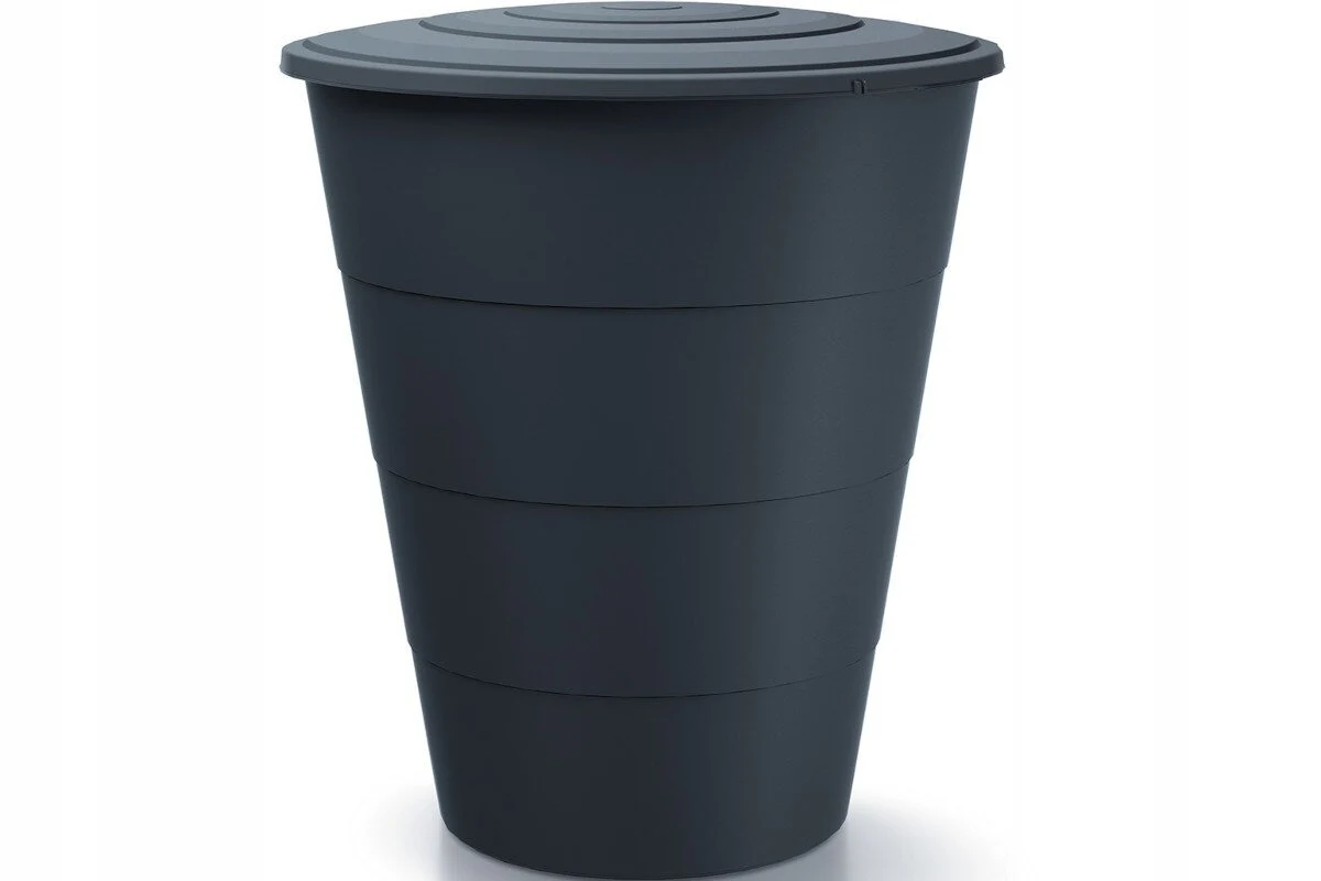 Резервуар для дощової води 210 л HDPE антрацитовий 753х753х865 мм