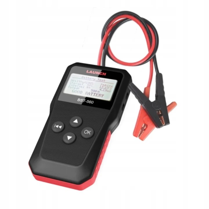 Тестер акумуляторів Launch BST-560 12 В LCD 185х129х74 мм пластик чорний