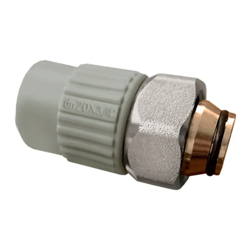 Муфта нарізна Koer K0240.PRO 20x3/4 ППР біла