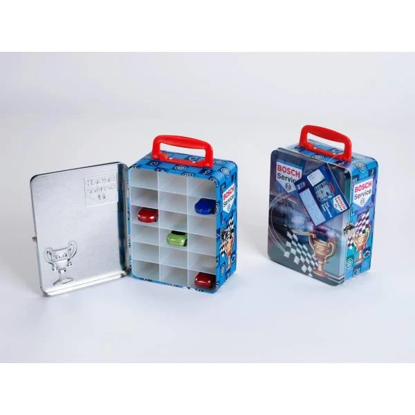 Кейс металевий Klein Bosch 8726 для машинок 1:64 18 відсіків різнобарвний