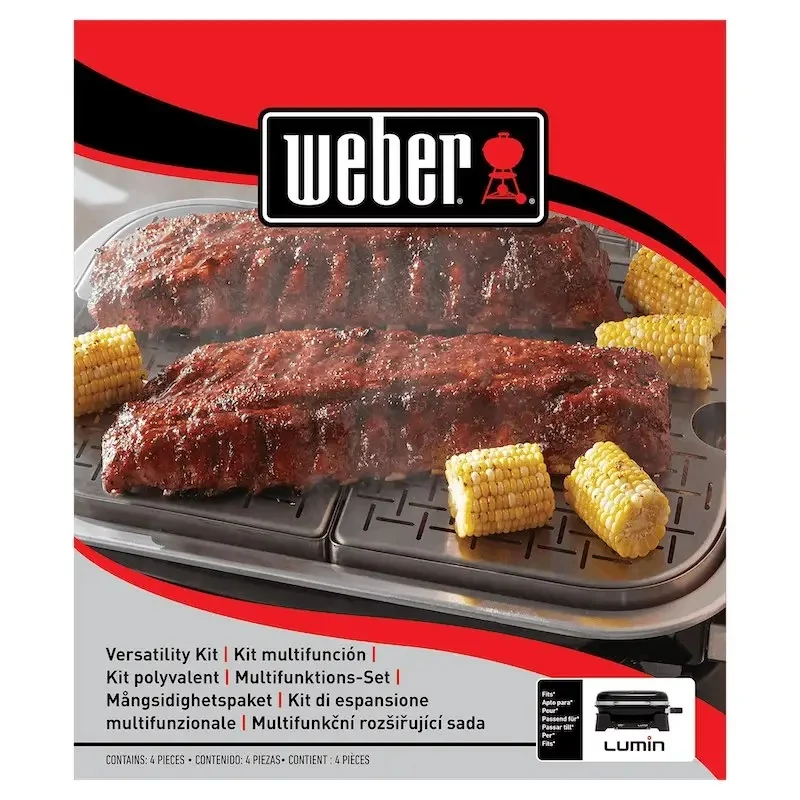 Універсальний комплект для приготування Weber Lumin 9,6x24,5x33 см нержавіюча сталь