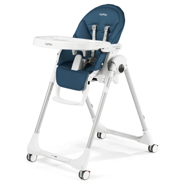 Стільчик для годування Peg-Perego Prima Pappa Follow Me 75,5х55,5х104,5 см блакитний