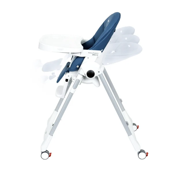 Стільчик для годування Peg-Perego Prima Pappa Follow Me 75,5х55,5х104,5 см блакитний