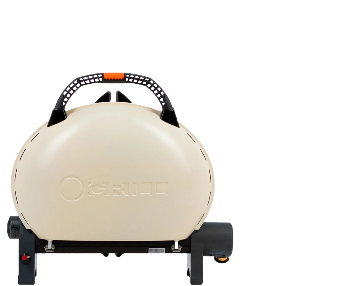 Портативний газовий гриль O-GRILL 500 58,5x21,5x56,7 см металевий кремовий