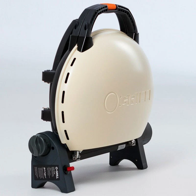 Портативний газовий гриль O-GRILL 500 58,5x21,5x56,7 см металевий кремовий