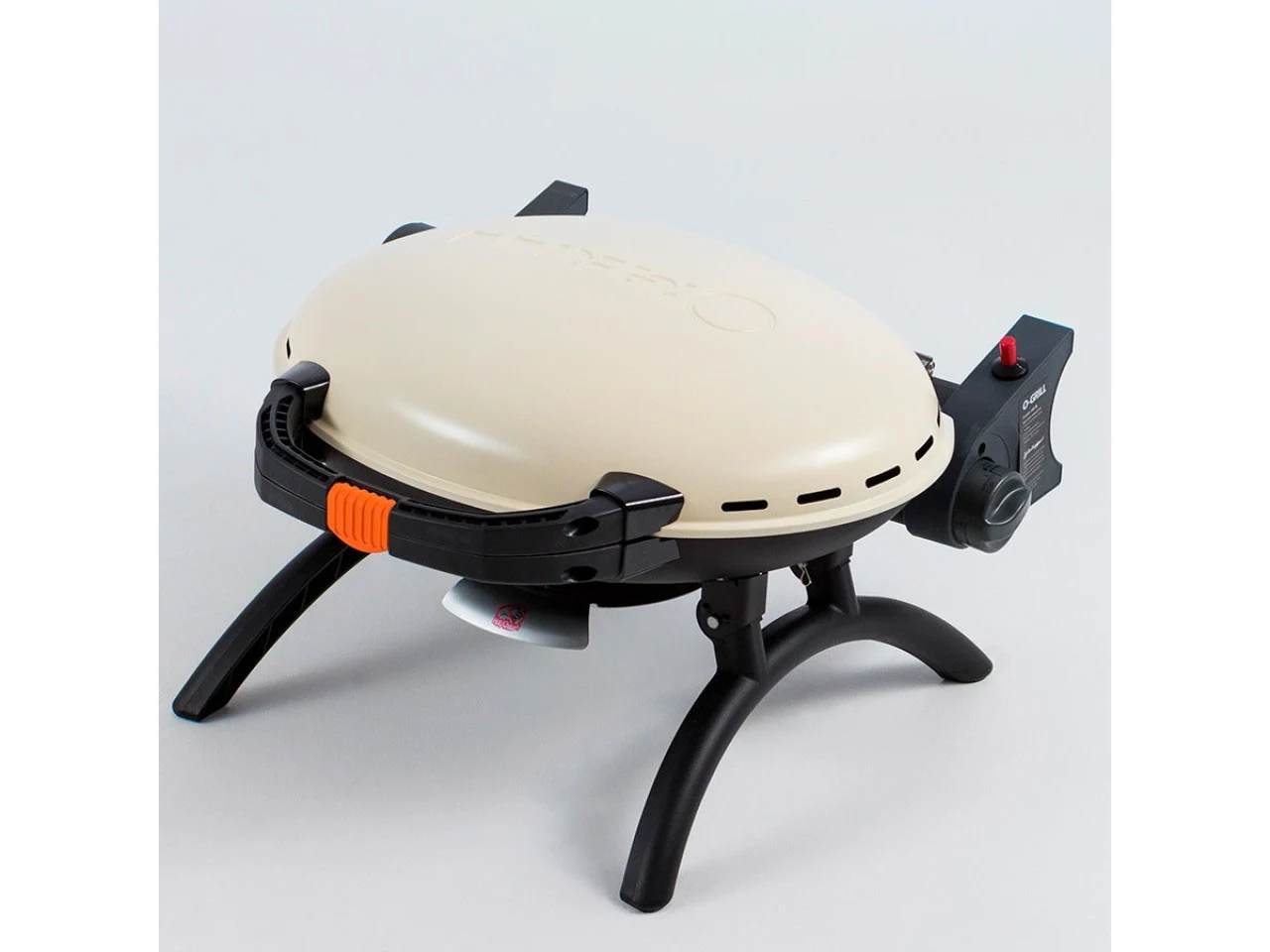Портативний газовий гриль O-GRILL 500 58,5x21,5x56,7 см металевий кремовий