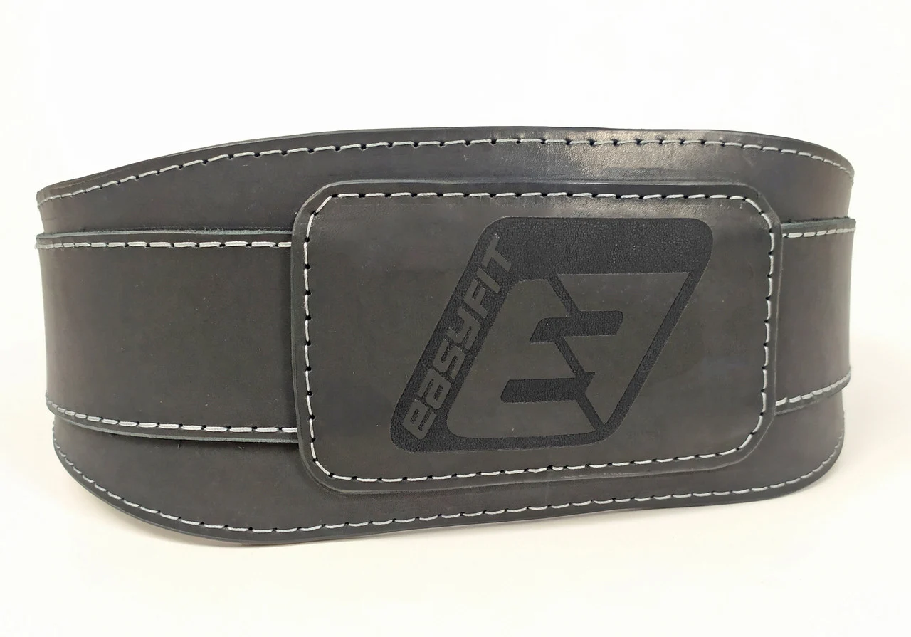 Атлетичний пояс EasyFit Training Belt 3XL шкіра чорний