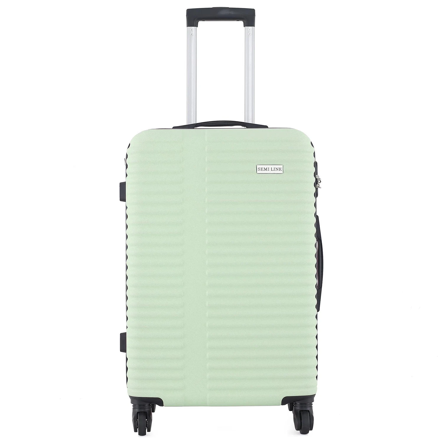 Чемодан Semi Line 24" (M) Mint з кодовим замком ABS-пластик 66x43,5x25 см