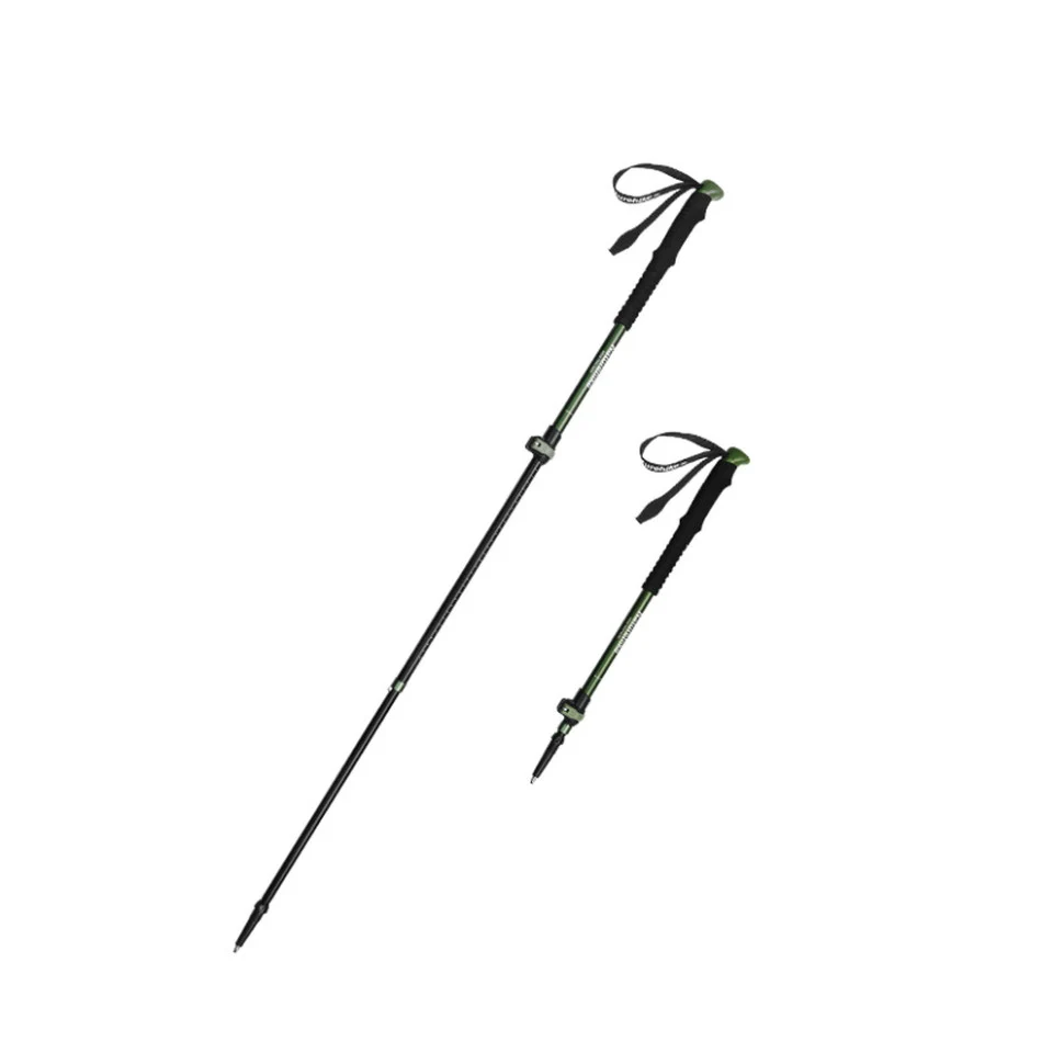 Треккинговая палка 3-сек. Naturehike CNK2550DS010 алюминий 55-120 см зеленая