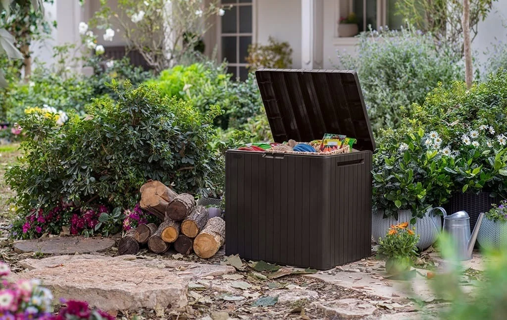 Садовий ящик Keter City Storage Box 113 л поліпропілен 57,8х44х55 см коричневий
