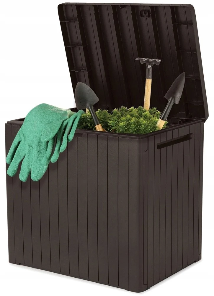Садовий ящик Keter City Storage Box 113 л поліпропілен 57,8х44х55 см коричневий