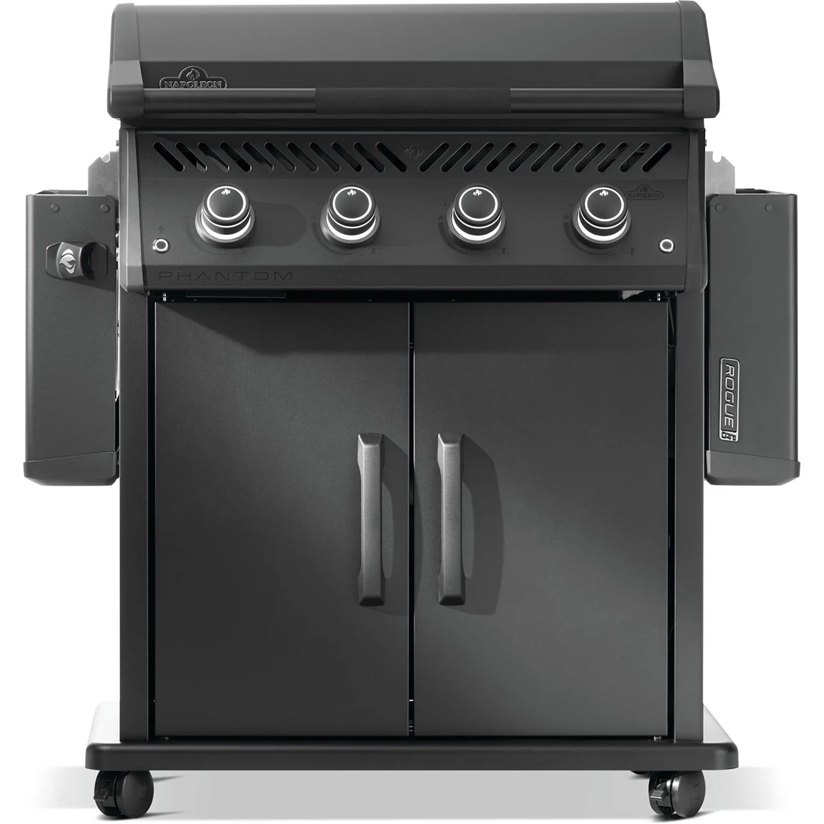 Газовий гриль-планча Napoleon Rogue Pro 30 155х64х107 см Нержавіюча сталь чорний мат