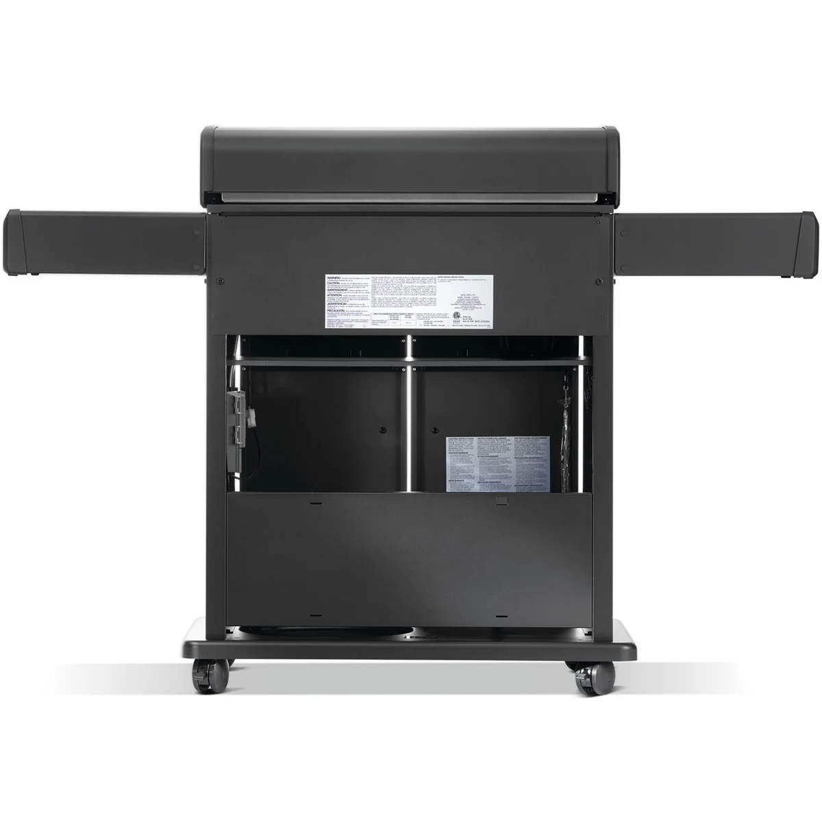 Газовий гриль-планча Napoleon Rogue Pro 30 155х64х107 см Нержавіюча сталь чорний мат