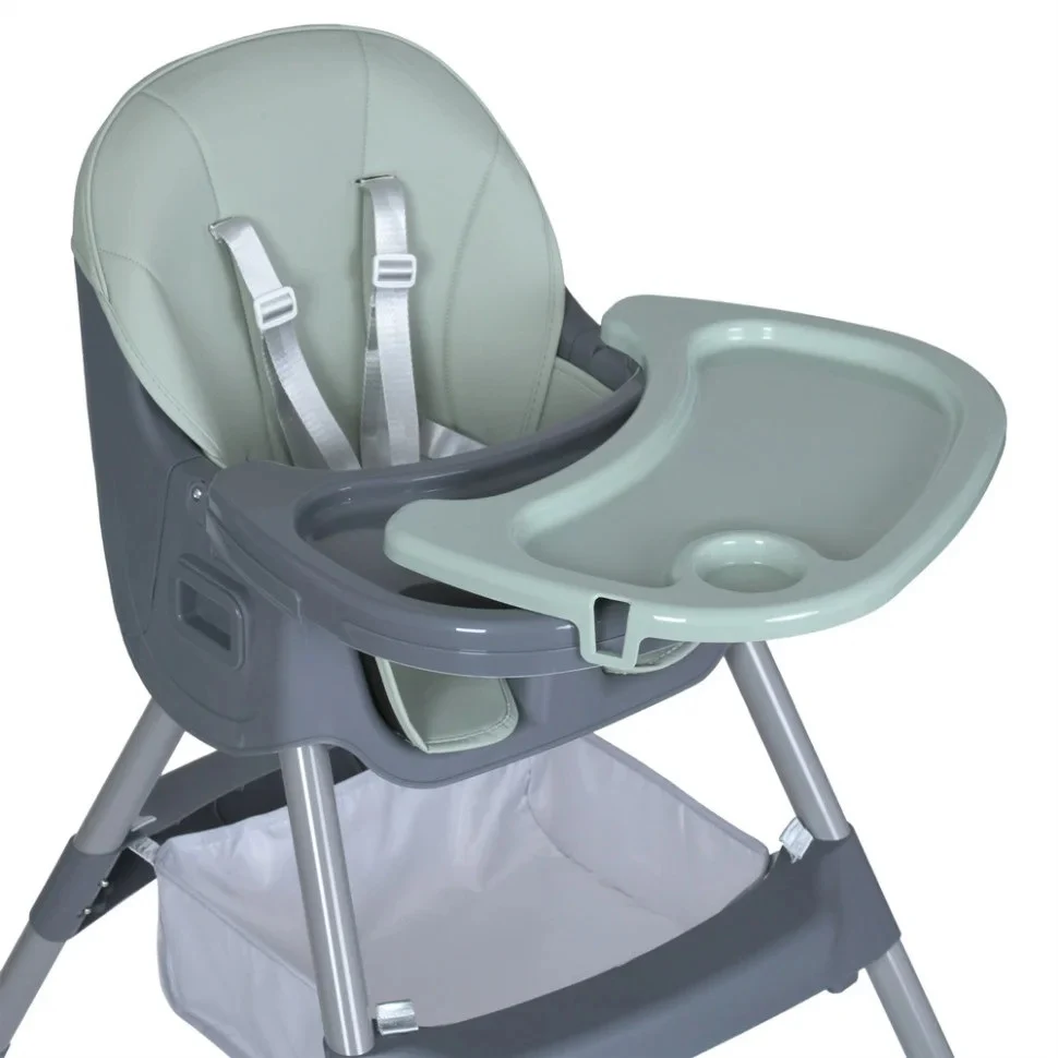 Стільчик для годування M 5722 20 кг 5-ти точковий екокожа 75х60х94 см Mint